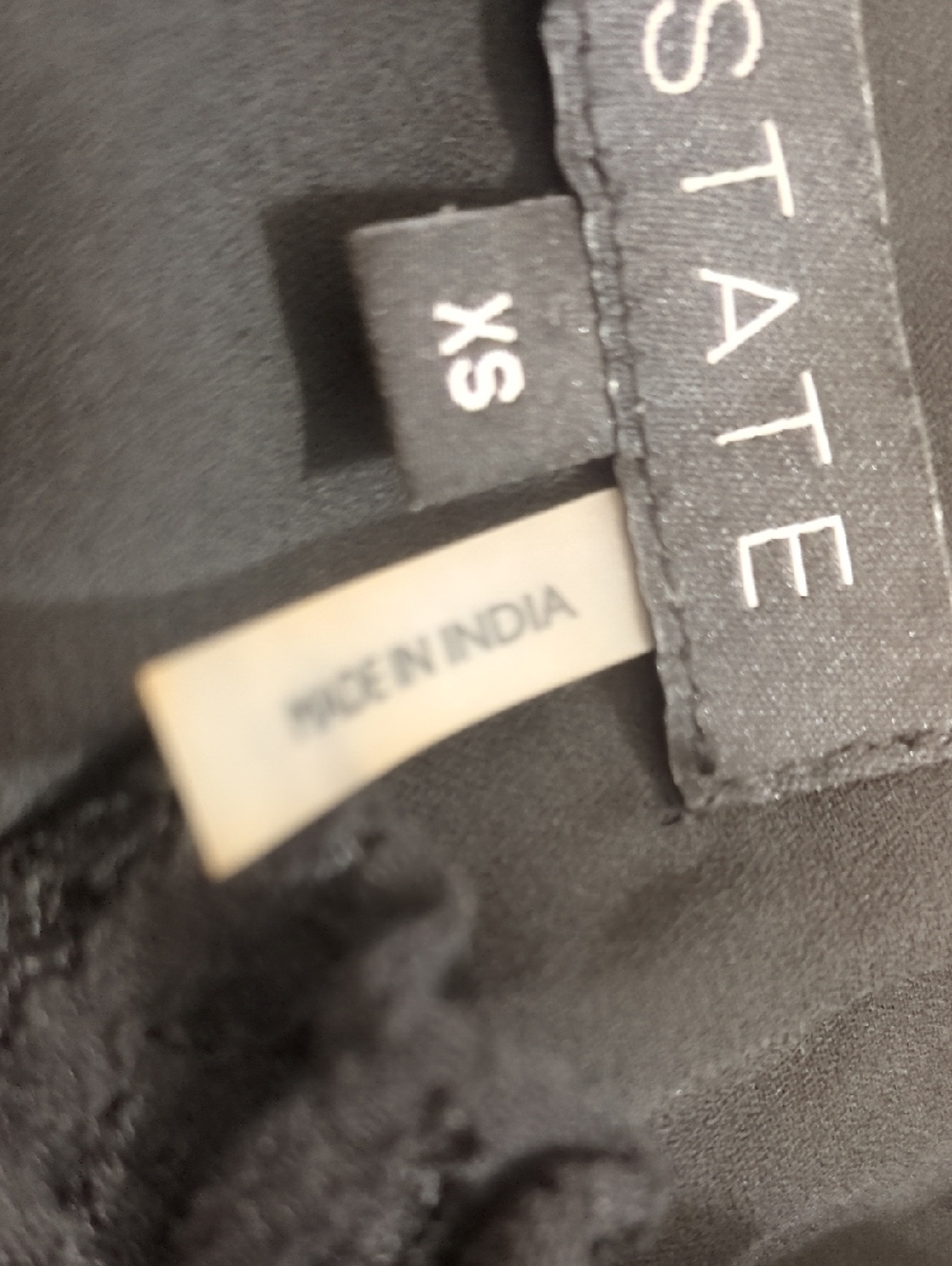 1. State Black Sleeveless Maxi Dress with Tie Neck - Picture 5 of 6